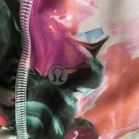 Lululemon Speed Tight III Pigment Wave Multi Color Leggings. - Picture 6 of 11